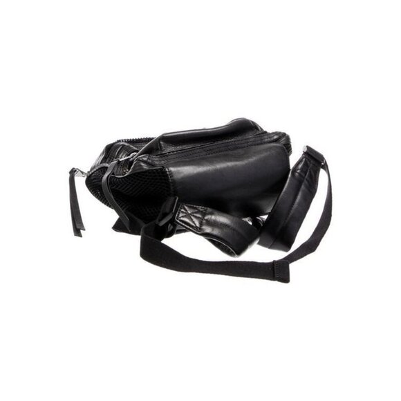 Rebecca Minkoff Mini MAB Backpack Black Mesh Leather Trim NWT - Picture 4 of 5